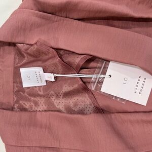 LC Lauren Conrad Women's Blazer in Dusty Rose